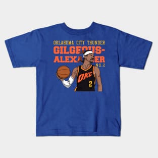 Shai Gilgeous-Alexander Comic Style Kids T-Shirt